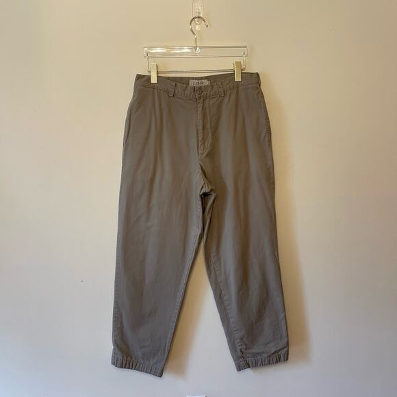 J. Crew 33/30 100% cotton pant trouser tan business casual corpcore classic VTG - Picture 1 of 7